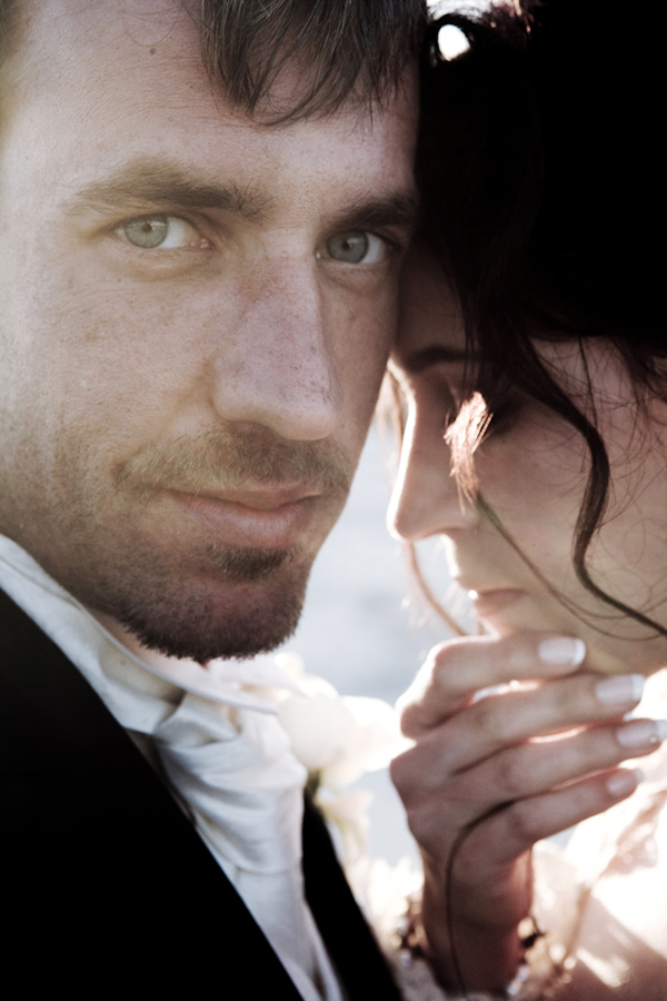 close up portrait of the bride and groom - photo by South Africa based wedding photographer Ian Mitchinson